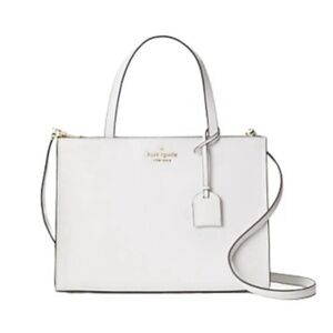 NWOT Kate Spade Optic White Medium “Thompson Street Sam”Satchel NWOT